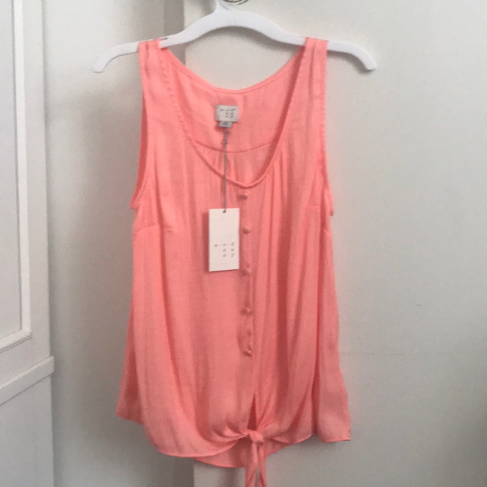 Sleeveless Satin Blouse NWT